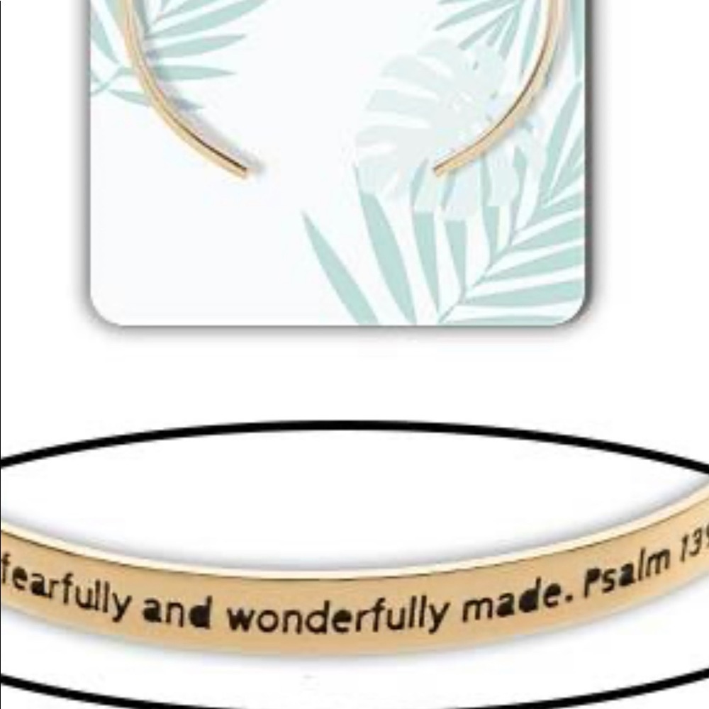 Cuff Bracelet Woman of God Wonderfully Made - Picture 4 of 4